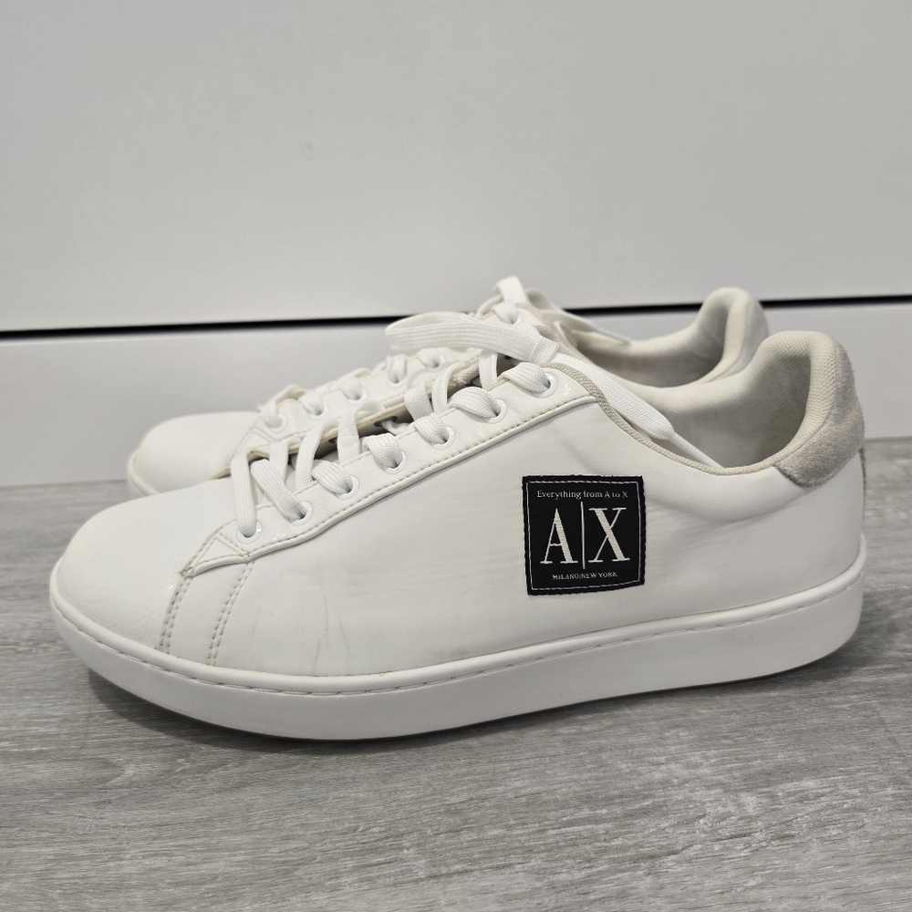 Giorgio Armani White Sustainable Men's Sneakers US Size 11